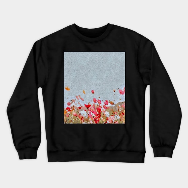 Wildflower Dream Crewneck Sweatshirt by DeniseTA